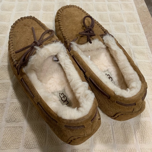 UGG Shoes - Ugg moccasin slippers size 8